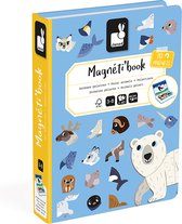 Janod - Magnetibook Pooldieren - Magneetboek Speelset Inclusief 30 Magneten En 10 Voorbeeldkaarten - Geschikt vanaf 3 Jaar