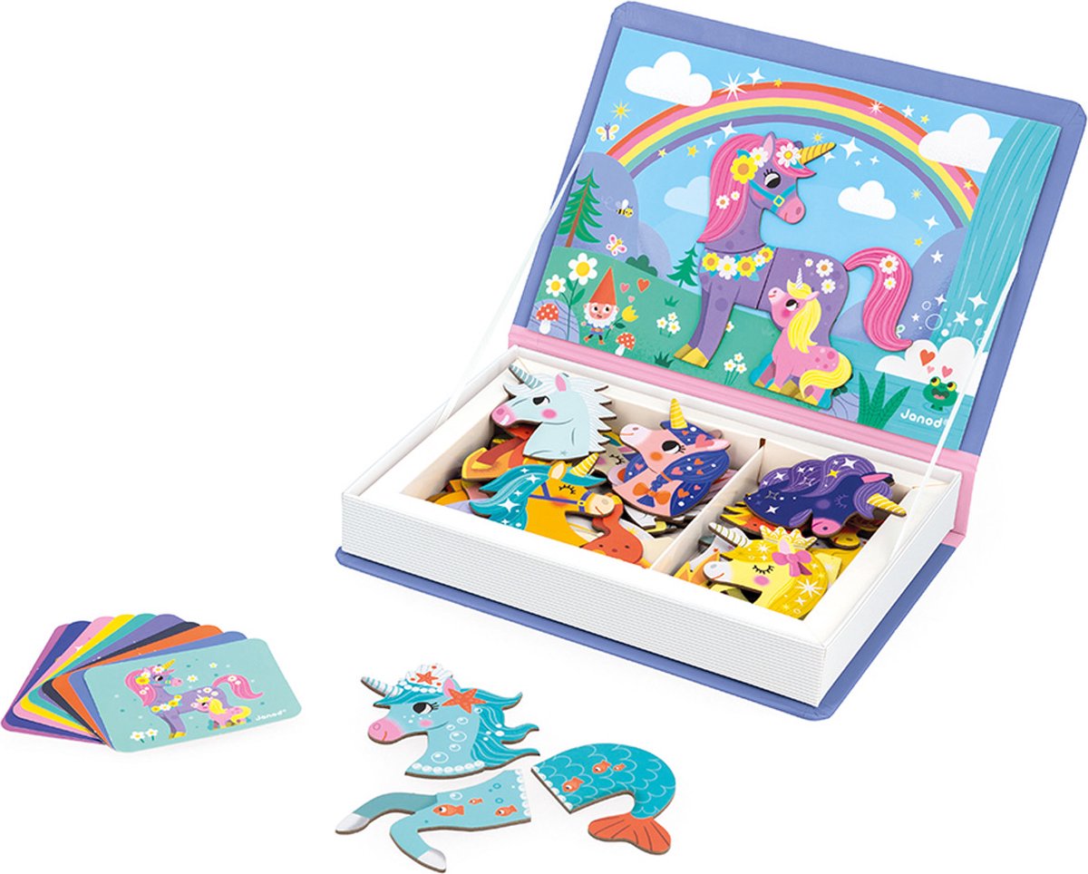 Janod - Magnetibook - Unicorn — afbeelding 4