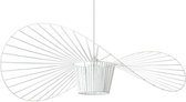 Designlamp - Medium-Groot - Vertigo lamp - Hanglamp - Hoedlamp - Chapeau lamp - Design lamp - Elastische linten - Wit - 100 cm - Taveo
