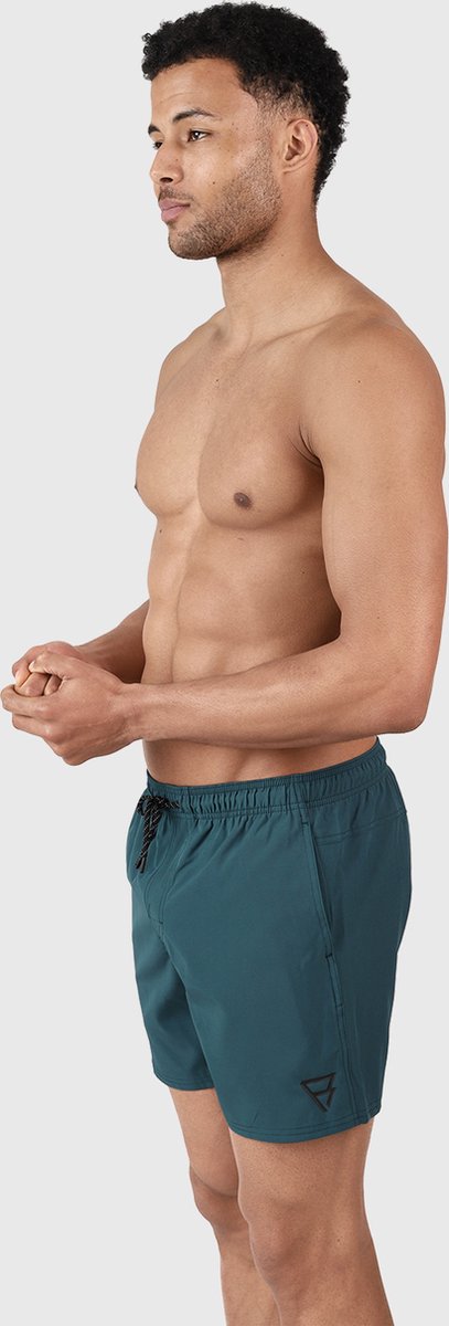 Brunotti Bru - conic Zwembroek Heren - Zwemshort met 4 - Way Stretch - Fuel Green — afbeelding 5