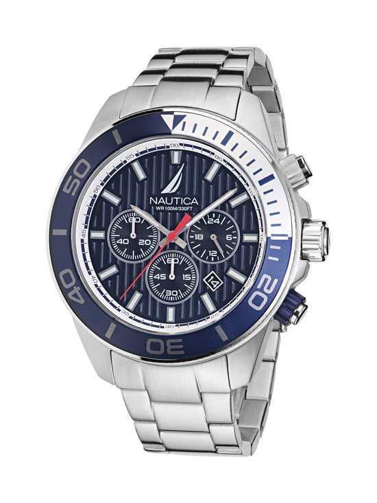 Nautica Nautica One Analog Watch Case: 100% Stainless Steel | Armband: 100% Stainless Steel 48 mm NAPNOF303