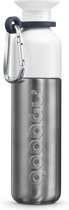 Dopper Steel Drinkfles 490 ml + Carrier Bundle - Roestvrijstalen waterfles voor sport en outdoor dopper