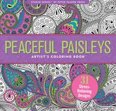 Peaceful Paisleys Artist's Adult Coloring Book