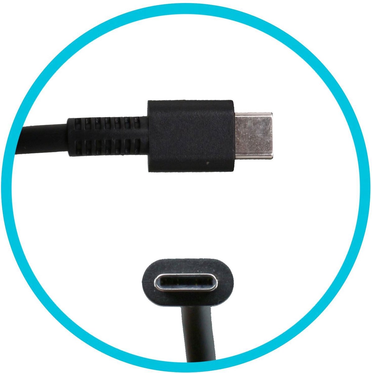 HP USB-C oplader 65W 20V 3,25A adapter voeding voor laptop Lenovo Asus Acer Dell MacBook - Afbeelding 2