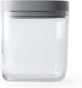 Qualy - Voorraadpot Voedselcontainer 0.6L “PINTO Storage Jar” W100 x L100 x H117 mm 197 gr Grijs