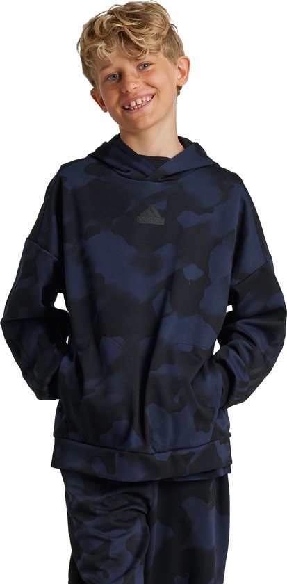 adidas Sportswear Future Icons Camo Printed Hoodie Kids - Kinderen - Zwart- 176