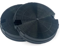 Fixem® - koolstoffilter geschikt voor Aeg-Electrolux 9029793586 - AMC912 - E3CFT29, NYTTIG FIL 600, Whirlpool 484000008572 - Elica F00428 - AKR956 Ø198mm - 2 stuks