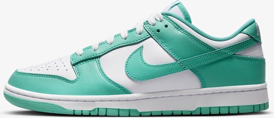 Nike Dunk Low Retro "Clear Jade" - Sneakers - Mannen - Maat 43 - Wit/Wit/Clear Jade