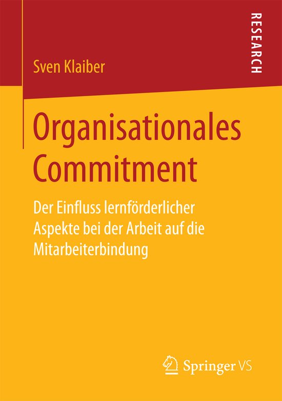 Organisationales Commitment - cover