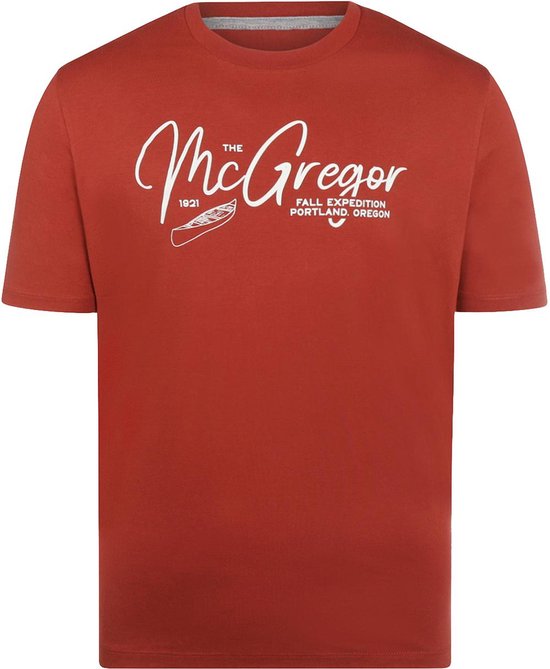 McGregor T-shirt T Shirt Expedition Mm232 1101 03 4201 Rusty Red Mannen Maat - XL