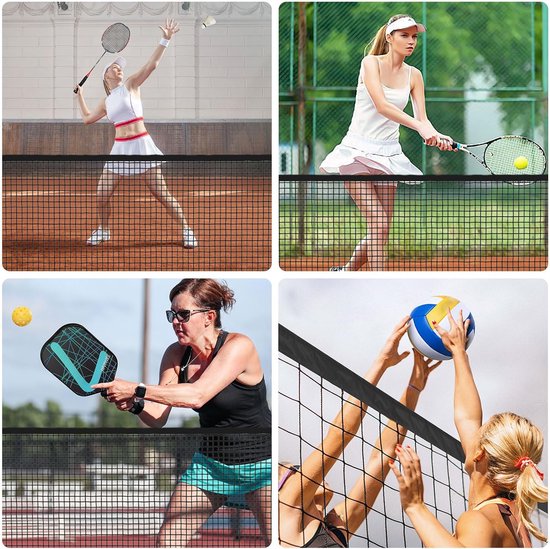 Filet de badminton + sac nylon Filet de badminton + sac nylon