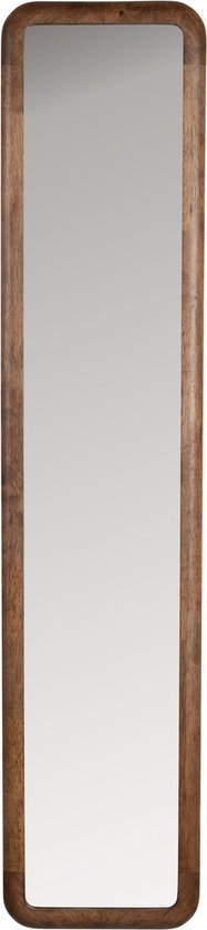 Miroir Rectangulaire - Hévéa Marron - 26x2,5x120cm - Giga Meubel