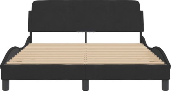 vidaXL-Bedframe-met-hoofdeinde-fluweel-zwart-120x200-cm