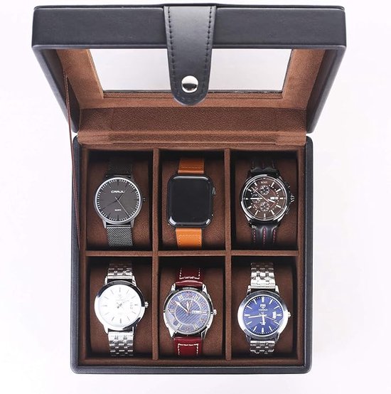 horlogebox - horlogekussen, horlogekast \ horloge doos 19.5D x 19.5W x 9.5H centimetres