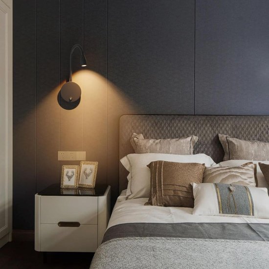 Bedlampjes Hoofdbord - Leeslampjes - Bedlamp Slaapkamer Volwassenen - Met Afstandsbediening - Zwart van Kerui. — afbeelding 5