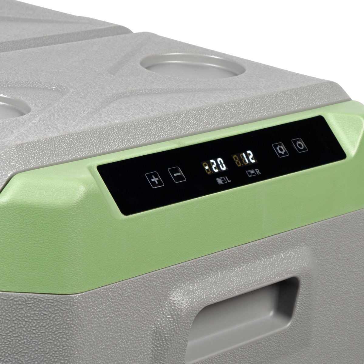 Steamy-E Elektrische Compressor Koelbox - Dual Compartment - Tegelijk koelen en vriezen - 32 liter - 12V en 230V - voor auto en camping - Grijs – foto 7