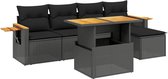 vidaXL-6-delige-Loungeset-met-kussens-poly-rattan-zwart