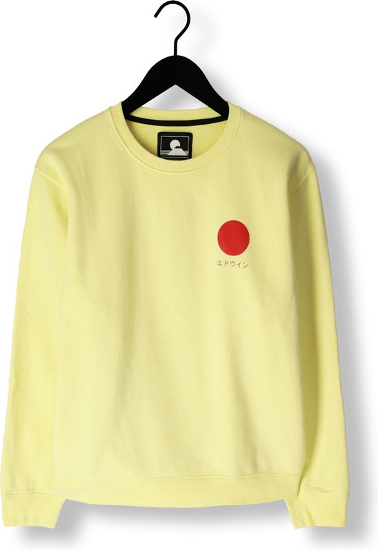 Edwin Japanese Sun Supply Ts Single Jersey Polo's & T-shirts Heren - Polo shirt - Geel - Maat S