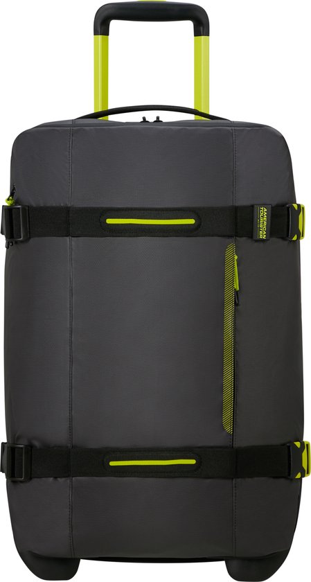 American Tourister Reistas op wielen - Urban Track Coated S - Black Lime - 55 l