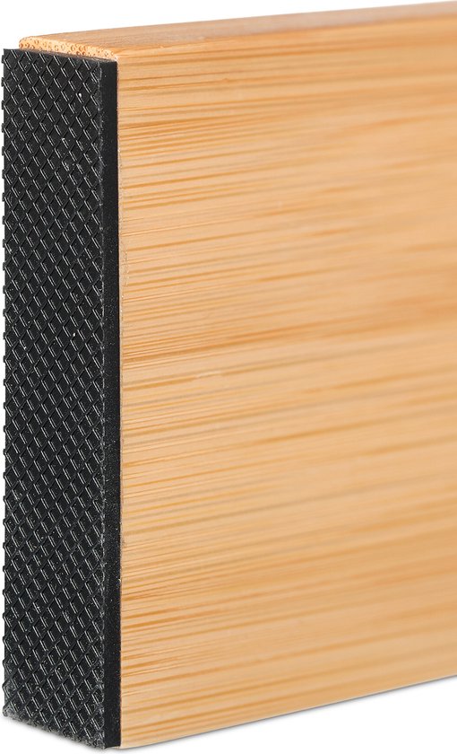 KESPER 1707413 Ladeverdeler, verpakking van 4 stuks, in lengte verstelbaar van 44 tot 56,3 cm, bruin