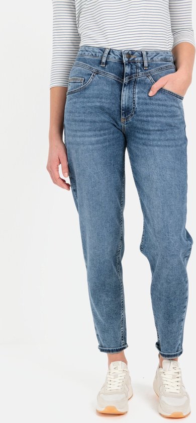 Camel Active Damen Jeans – Straight Fit, 5-Pocket, Stretch-Baumwolle, Indigo