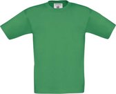 B&C Exact 150 Kinder T-Shirt - Kelly Green - 12-14 Jaar - 152