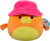 Squishmallows - Barkev Neon Orange Sea Cow W/Bucket Hat 30cm Plush