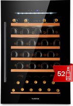 Klarstein Vinsider 52 Built-In Uno - Inbouw wijnkoelkast - 52 Flessen - 137 Liter - Zwart