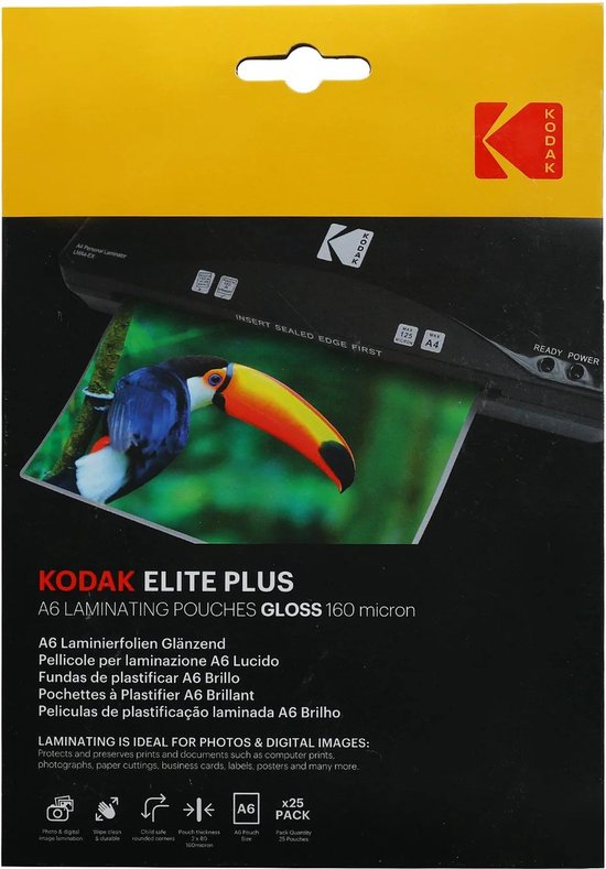 Kodak Lamineerfolie - A6 - 160 Micron - 25 stuks