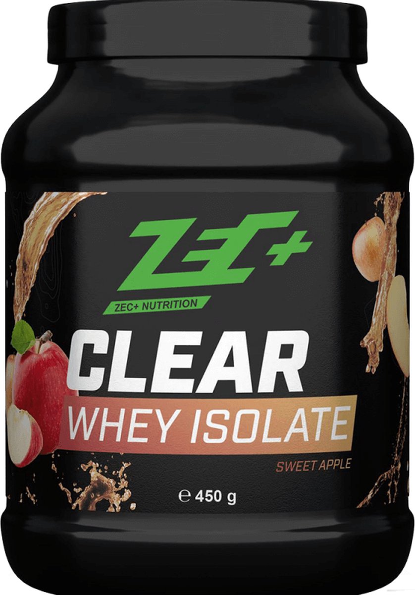Zec+ Clear Whey Isolate (450g) Sweet Apple - Eiwitten - Helder eiwit