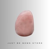 Edel-gedenk-steen Staande Roze Kwarts