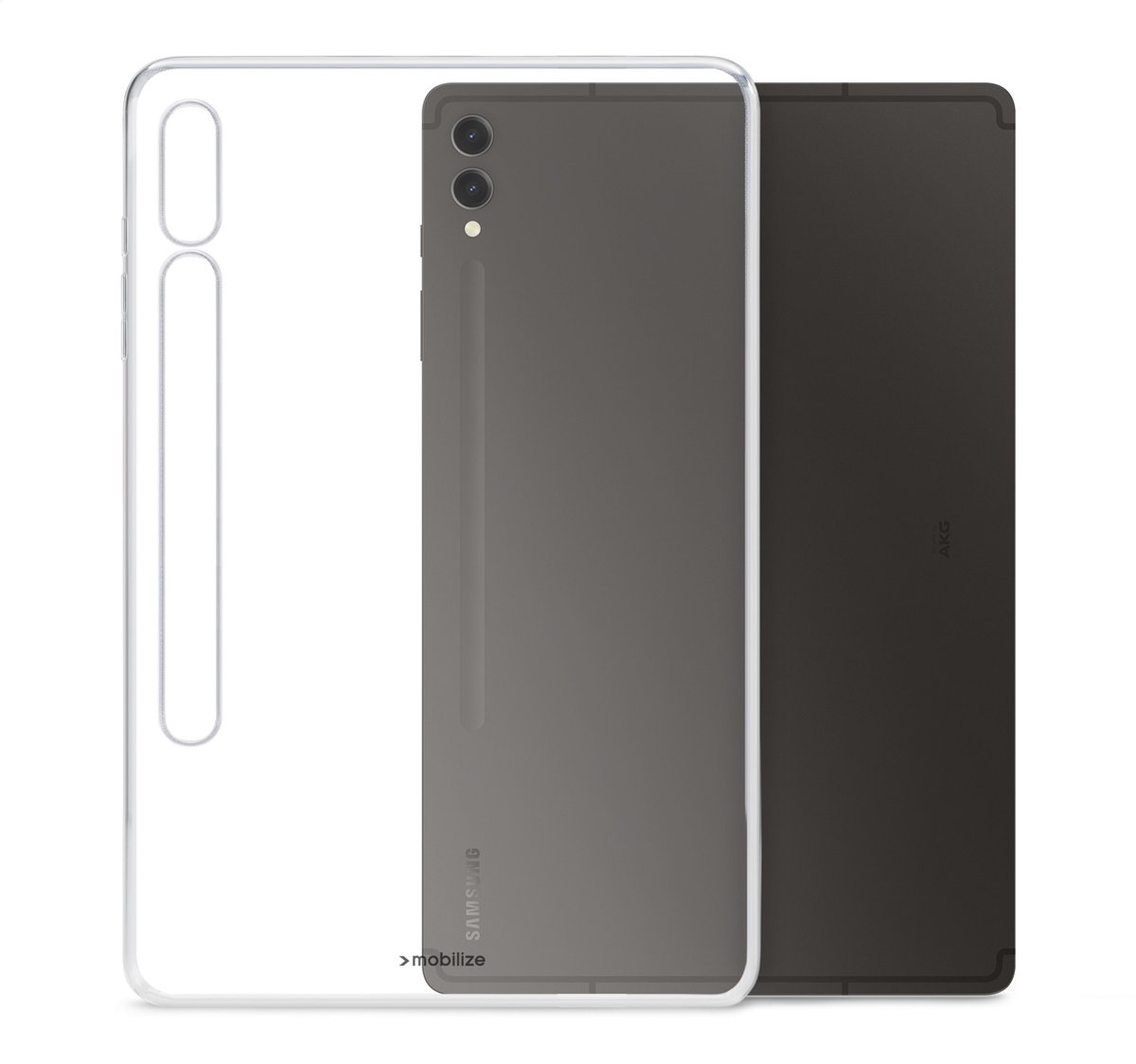 Mobilize Tablethoes geschikt voor Samsung Galaxy Tab S9 FE Plus Hoes Flexibel TPU | Mobilize Gelly Backcover | Doorzichtig Telefoonhoesje Galaxy Tab S9 FE Plus | Galaxy Tab S9 FE Plus Case | Back Cover - Transparant