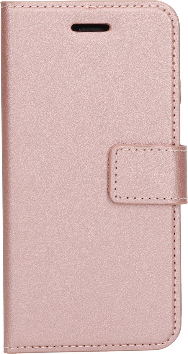 Mobiparts Telefoonhoesje geschikt voor Apple iPhone 8 Hoesje | Mobiparts Classic Wallet Bookcase Portemonnee | Pasjeshouder voor 4 Pasjes | Telefoonhoesje voor Pinpas / OV Kaart / Rijbewijs - Roze