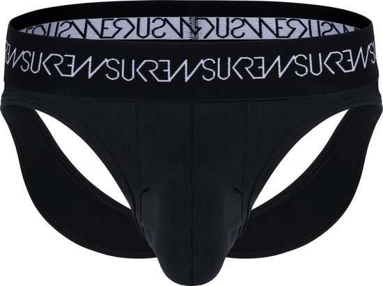 Sukrew V-Thong Twilight Black - TAILLE XL - Sous-vêtements pour hommes - String pour homme - String homme