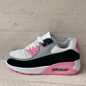 Gave nieuwe air sneakers wit grijs roze 37 / White grey pink