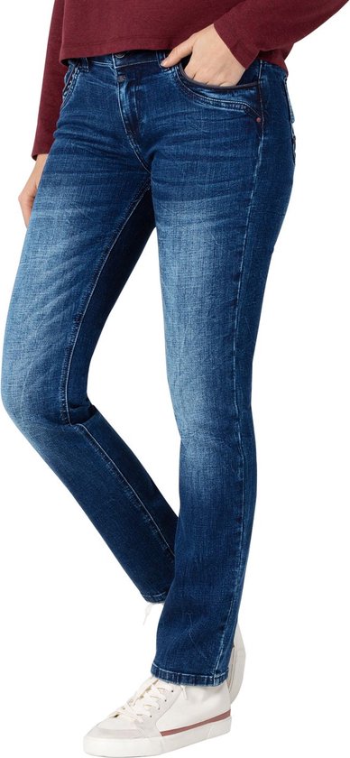 TIMEZONE Dames Jeans Broeken SLIM TAHILATZ slim Fit Blauw 27W / 34L Volwassenen