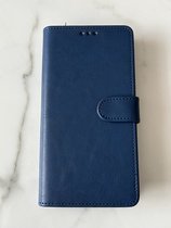 PU Leder wallet Case - Book Case Flip Cover Hoesje Met Stand Functie - Beschermhoes Met Pasjes Houder - Geschikt voor Samsung Galaxy A15 / A15 5G - Blauw