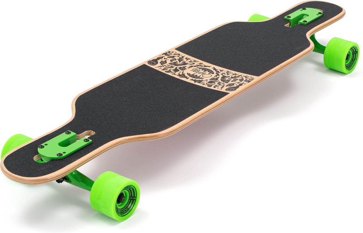 Osprey Character 39" Twin Tip Longboard - Drop-Through Trucks - ABEC 9 — afbeelding 16