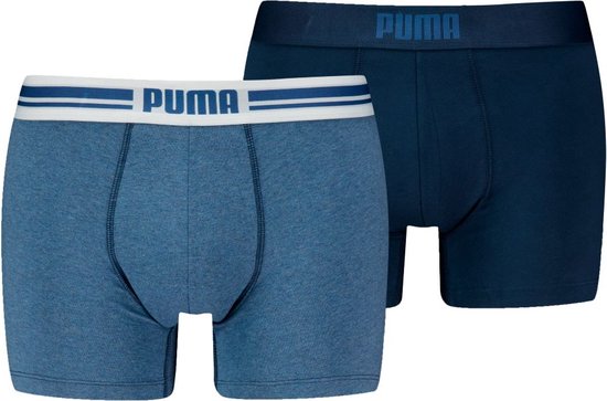 Puma Boxershorts Everyday Placed Logo - 2 pack - Denim - Maat XL