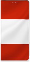 Hoesje Geschikt voor Motorola Moto G24 | G04 | G24 Power Telefoonhoesje met Naam Oostenrijkse Vlag