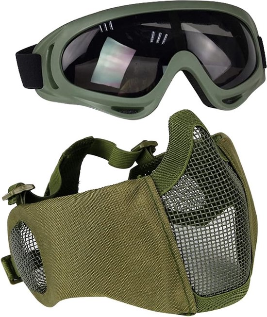 Airsoft Masker - Airsoft Helm - Paintball Masker - Airsoft Bescherming - Airsoft Accesoires - Airsoft Kleding