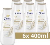 Dove Advanced Care Verzorgende Douchegel - Nourishing Silk - 24-uur lang effectieve hydratatie - 6 x 400 ml