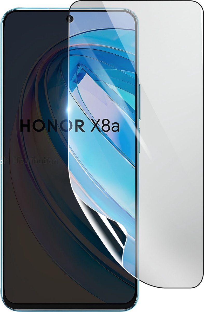 3mk, Geschikt voor Honor X8a, Schokbestendige Hydrogel Screenprotector, Transparant