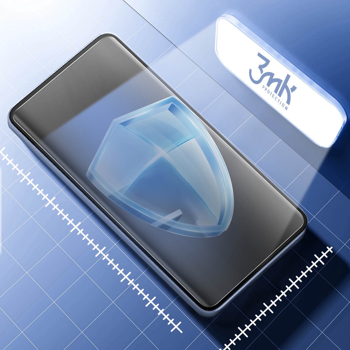 3mk, Geschikt voor Wiko Sunny 3, Schokbestendige Hydrogel Screenprotector, Transparant