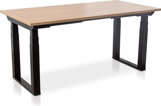 Zit-sta bureau elektrisch verstelbaar – MRC PRO SOLID NEN-EN 527 | 180 x 80 cm |memory functie met USB | 200kg draagvermogen