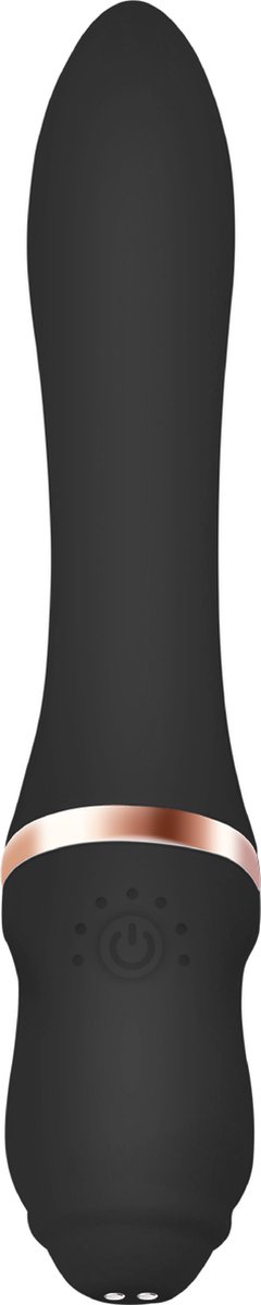 Goedkoopste Cupitoys® Vibrator - 20,7cm - Zwart - 7 standen - Vibrators voor vrouwen en mannen - Sex toys voor vrouwen en mannen