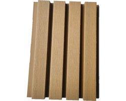 Composiet gevelbekleding - Hout composiet - Wandbekleding voor buiten - buitenpanelen - wandpanelen - Sample pakket 7 kleuren - 10cm sample stuk per kleur
