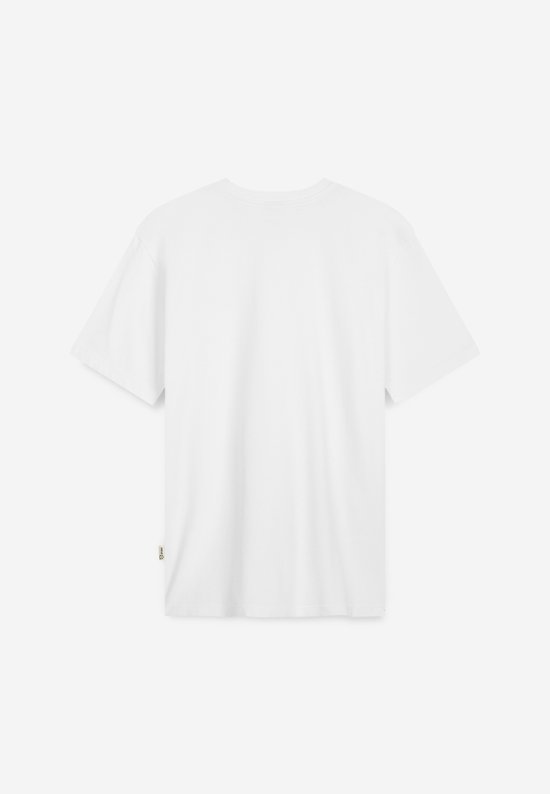 A-dam White Boy - T-shirt - Heren - Volwassenen - Vegan - Korte Mouwen - T-shirts - Katoen - Wit - S
