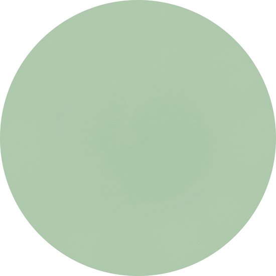 ZICZAC - Set de table TOGO - SET/6 - Rond - Double face - Simili cuir - Dia 38 cm, vert