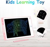 Lcd-schrijftablet, 10 Inch Heldere Kleurrijke Elektronische Tekentafel Grafische Tablets doodle pad met afsluitbare wisknop, schrijfbord voor kinderen, wisbare schrijftablet voor meisjes/jongens